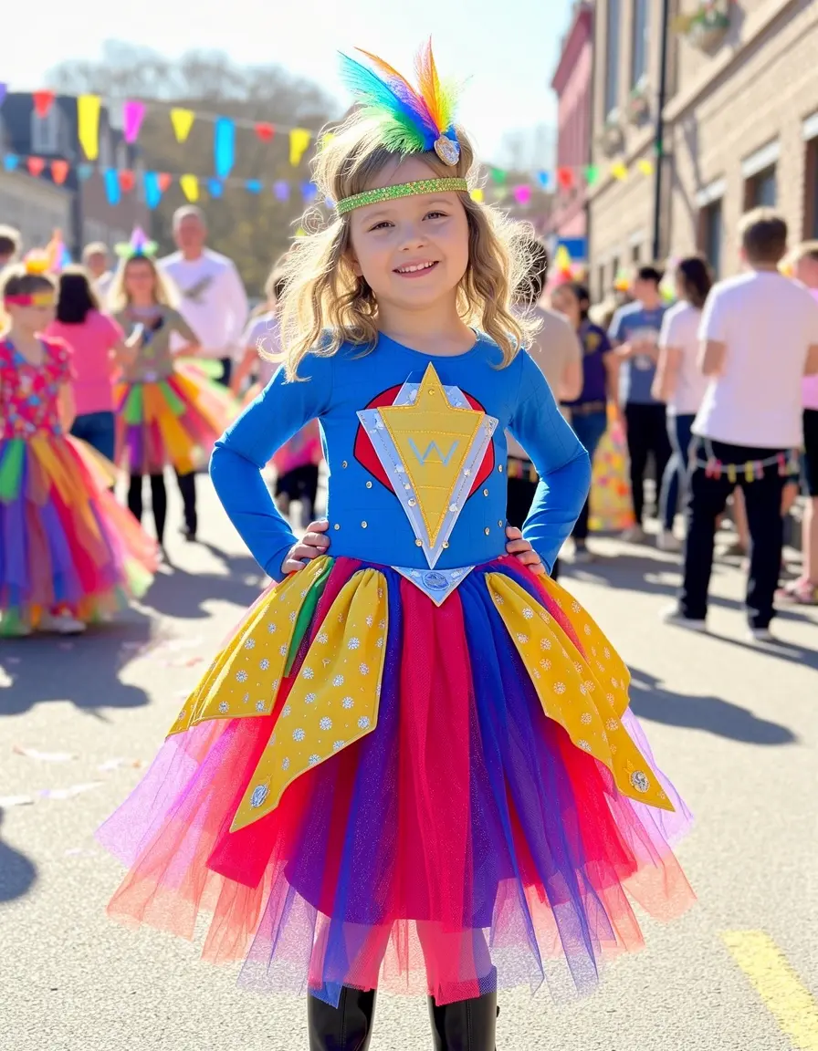 Superhero Girl Dress - Vestito supereroina bambina