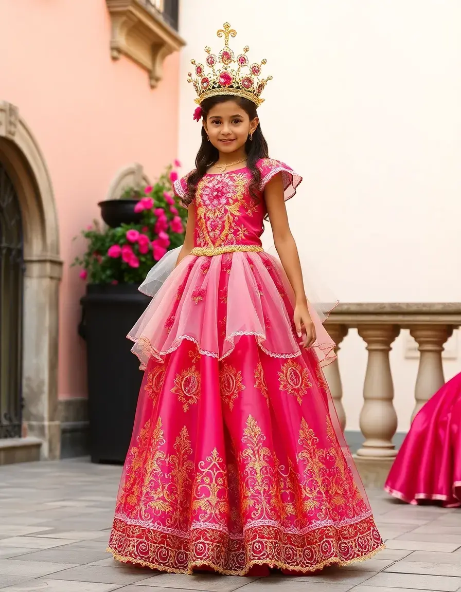 Toddler Princess Bimba Dress - Vestito Principessa Carnevale