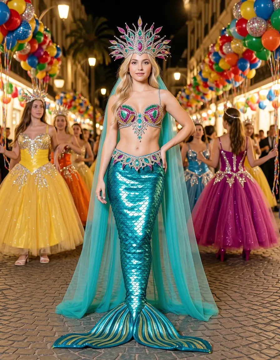 Little Mermaid Dress - Vestito Sirenetta per Bimba