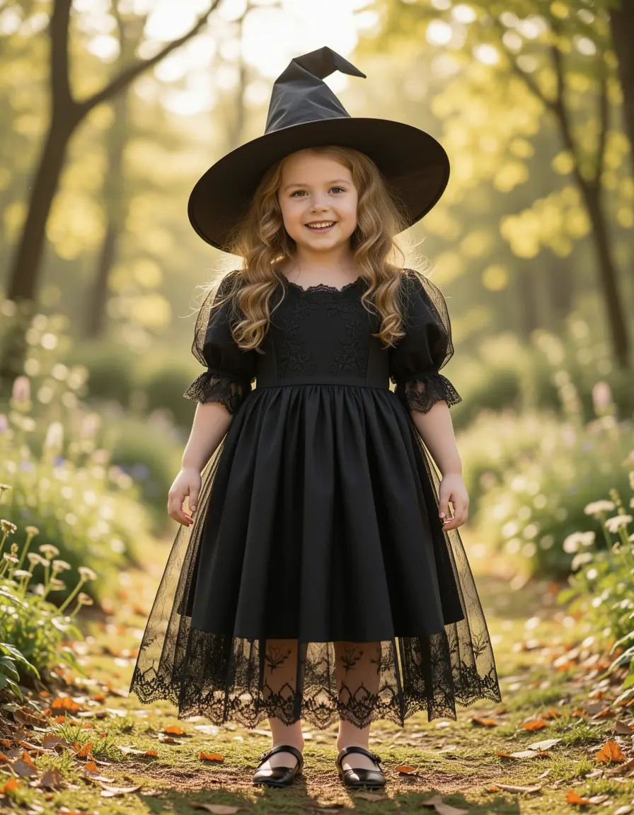 Tiny Witch Dress - Costume Streghetta Bimba