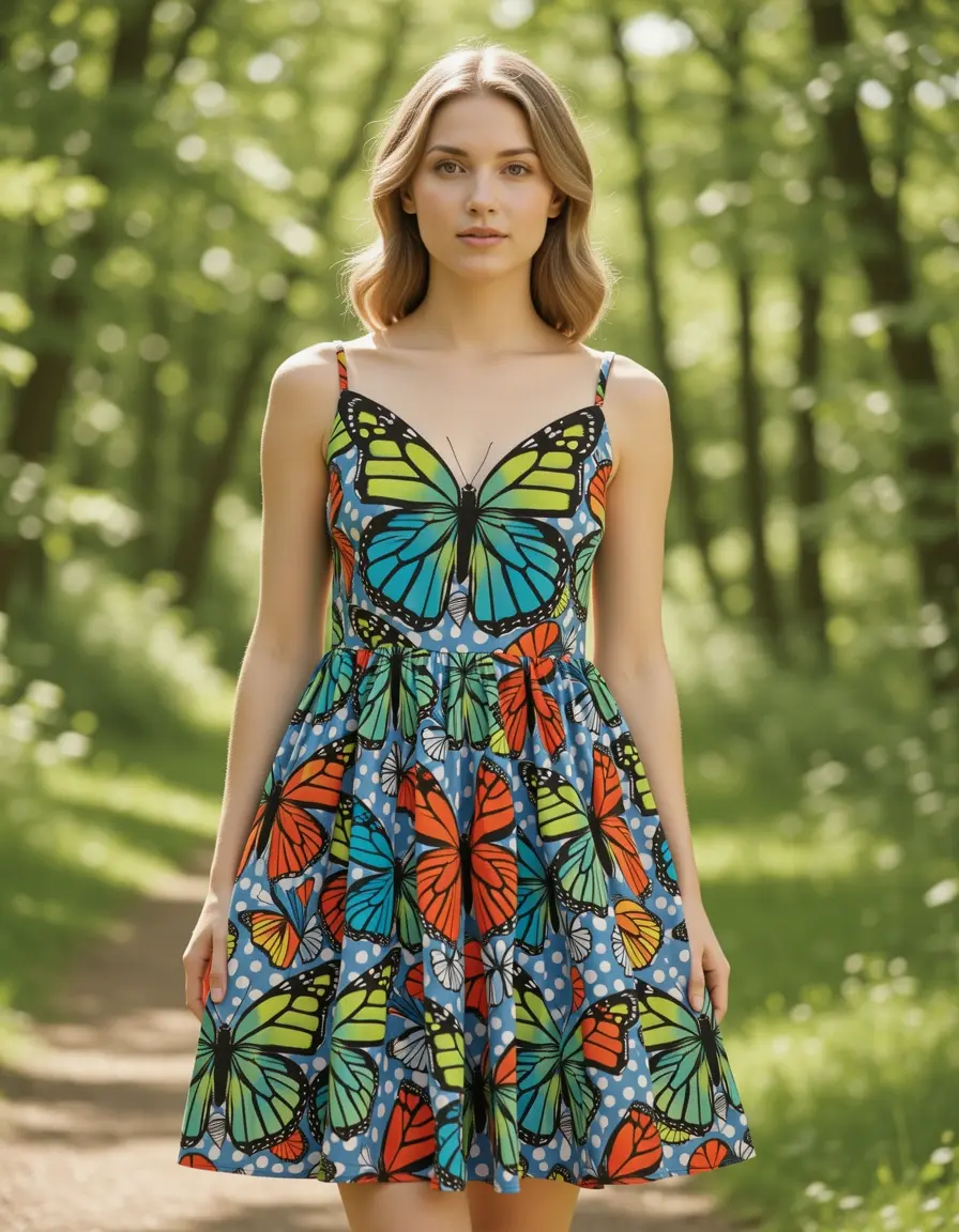 Butterfly Bimba Dress - Vestito Farfalla con Ali