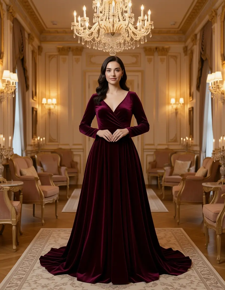 Velvet Evening Outfit