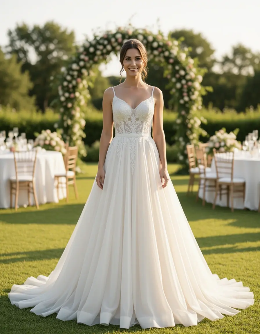 Chiffon Wrap Attire - Abito a portafoglio in chiffon