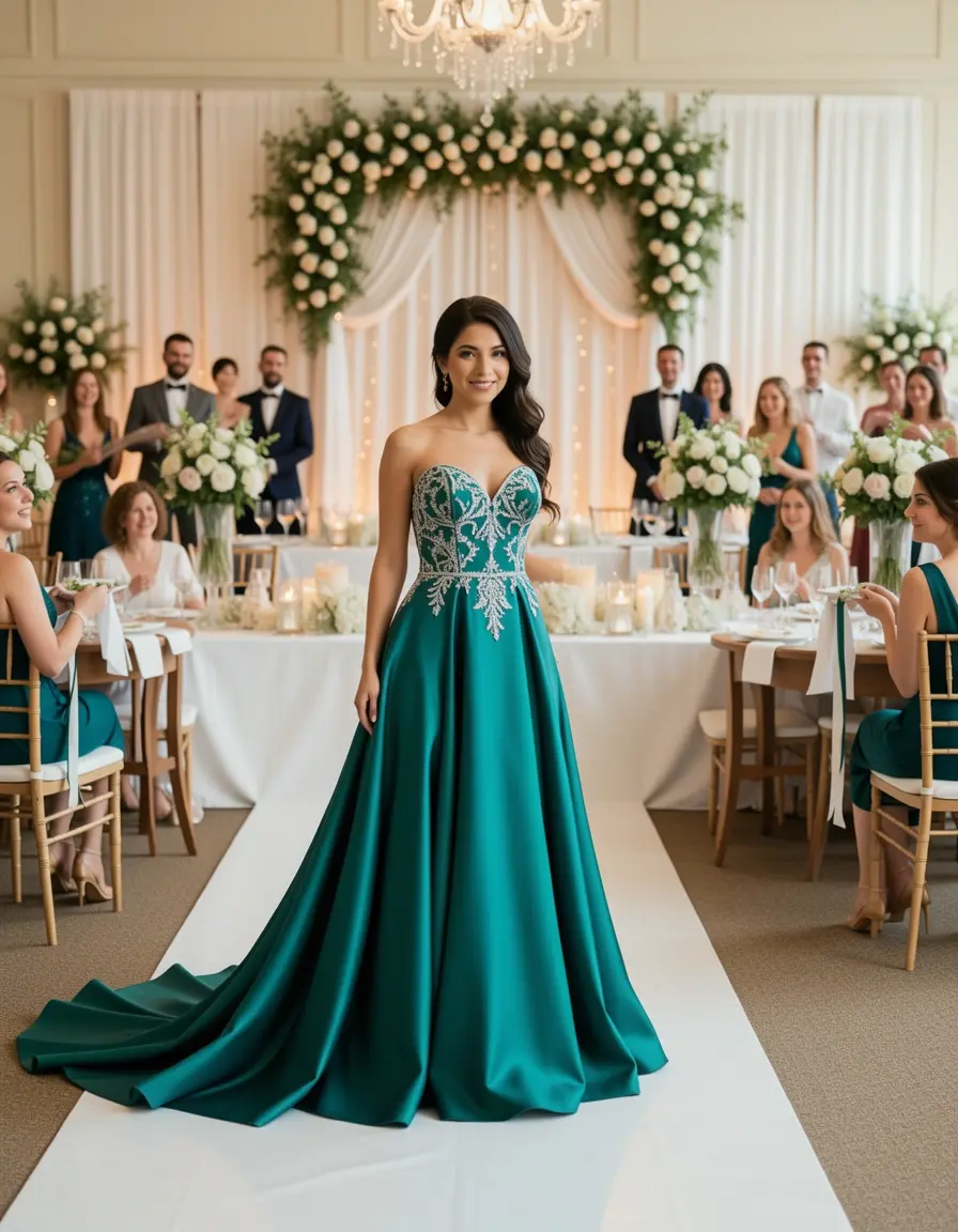 Satin Cocktail Outfit - Abito in raso da cerimonia