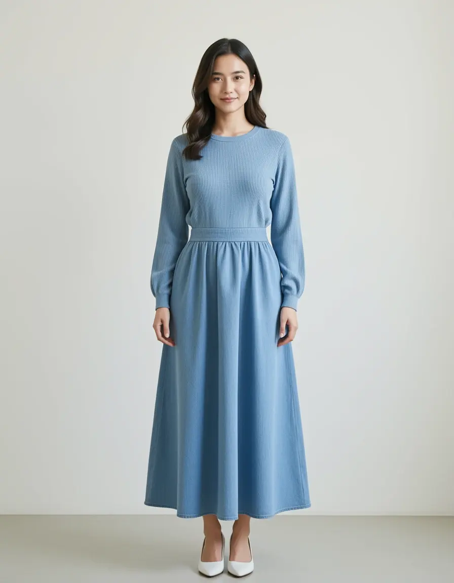Long sleeve dress for 20C