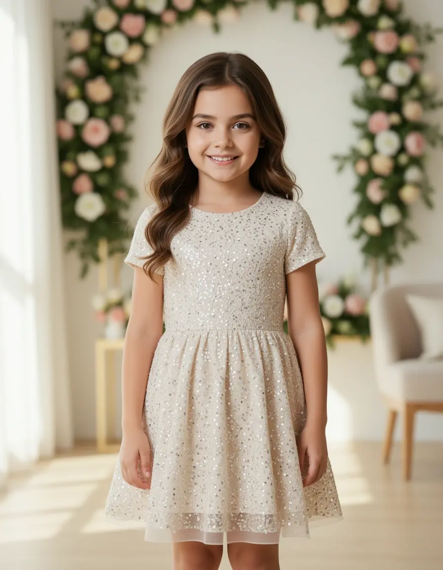 Sparkly Mini Diciottesimo Dress