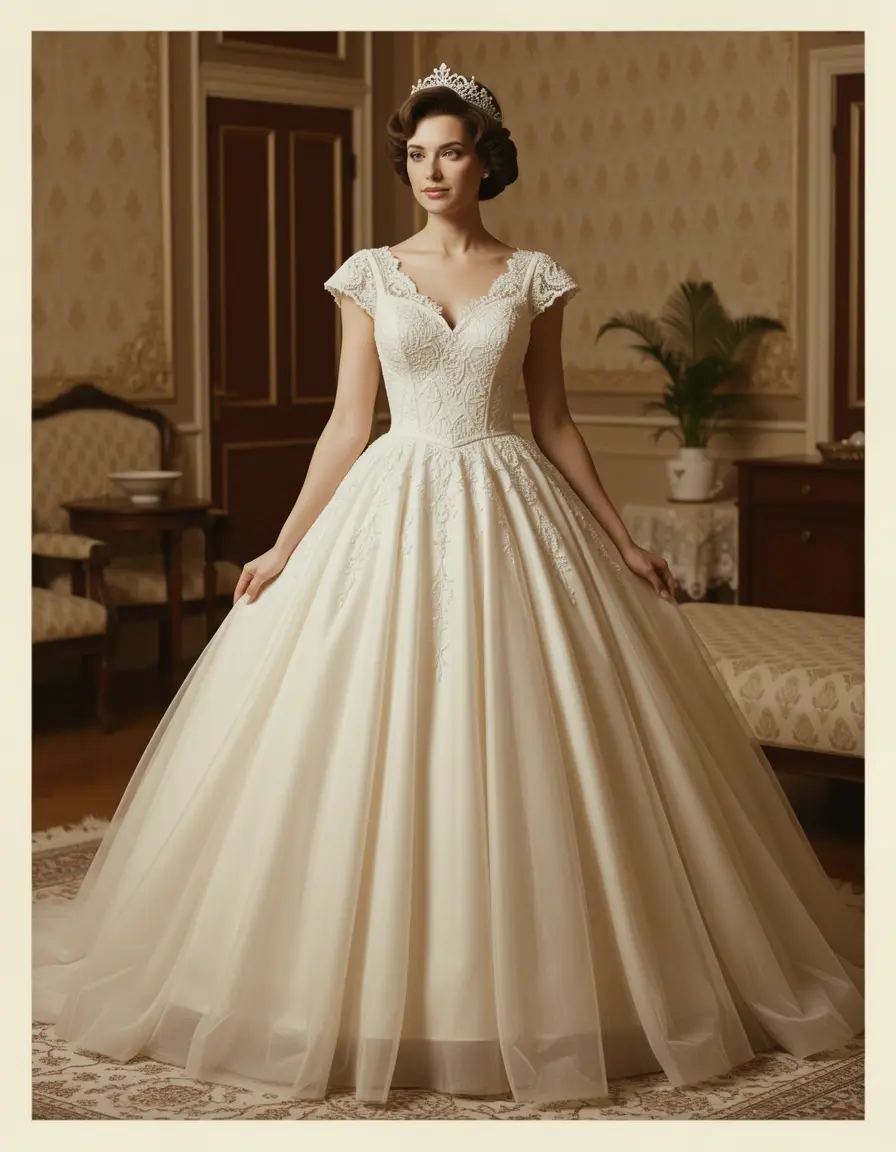 Vestito matrimonio donna stile vintage