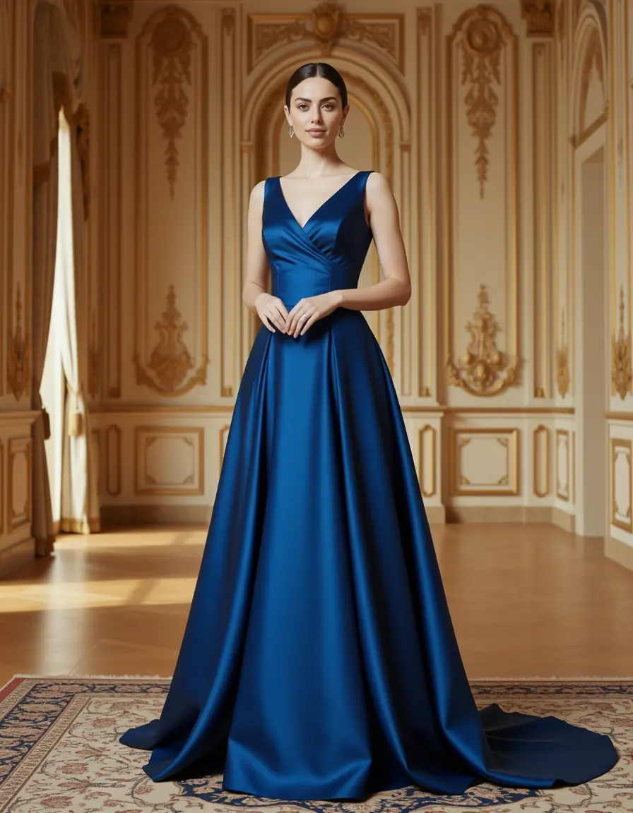 Formal Vesti Gown in seta