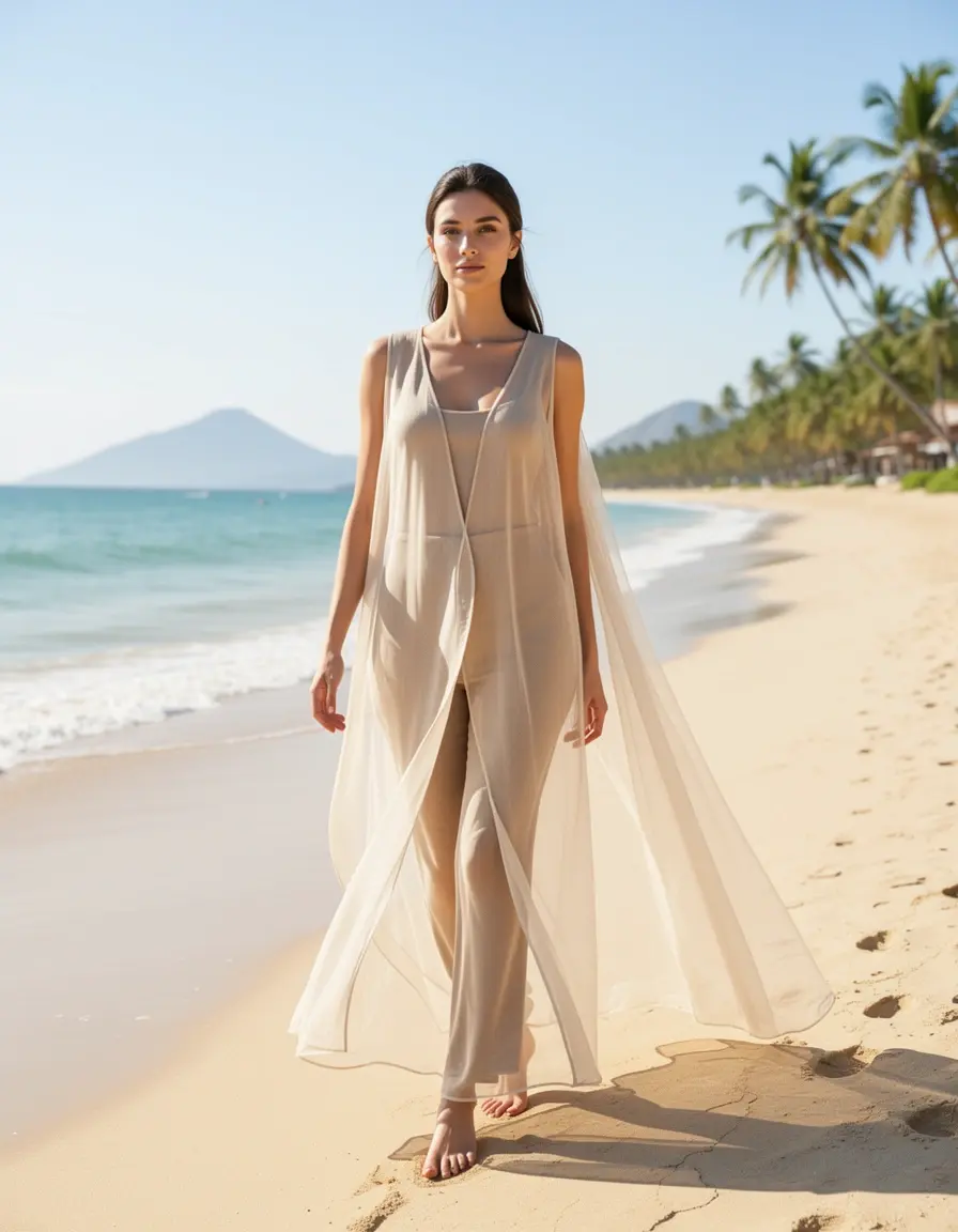 Beach Vesti Cover velato