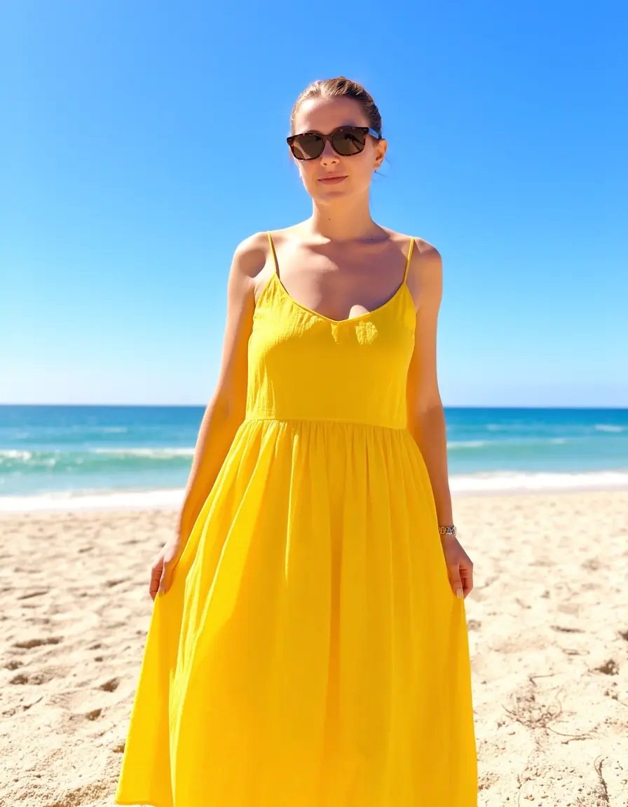 Yellow Sundress vestito estivo giallo solare