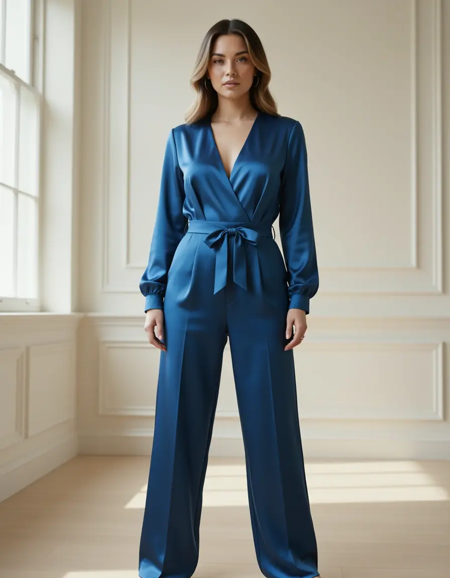 Formal Jumpsuit in satin