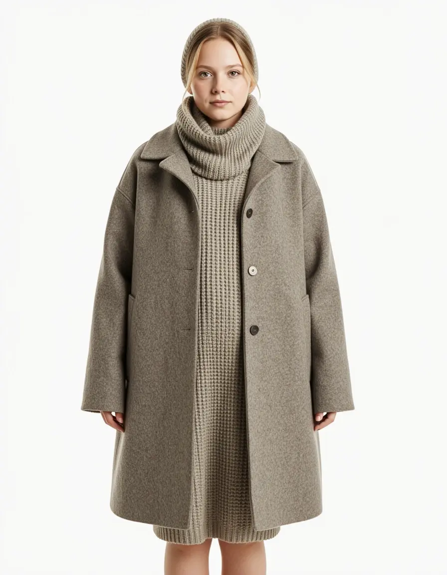 Winter Abiti Coat Dress in lana