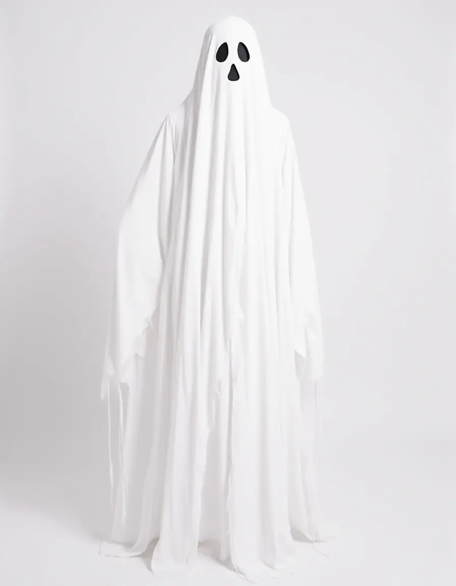 Ghost Elegant Dress bianco stile fantasma