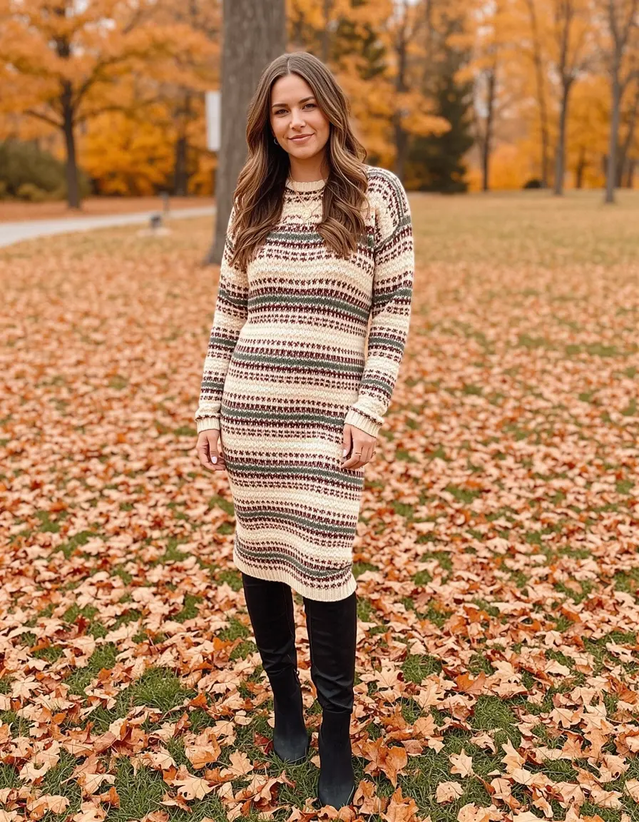 Vestito in lana autunnale