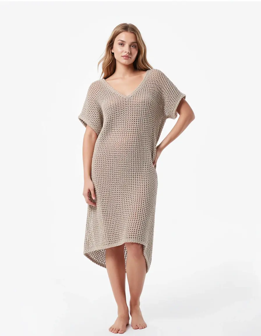 Vestito in maglia largo e comodo