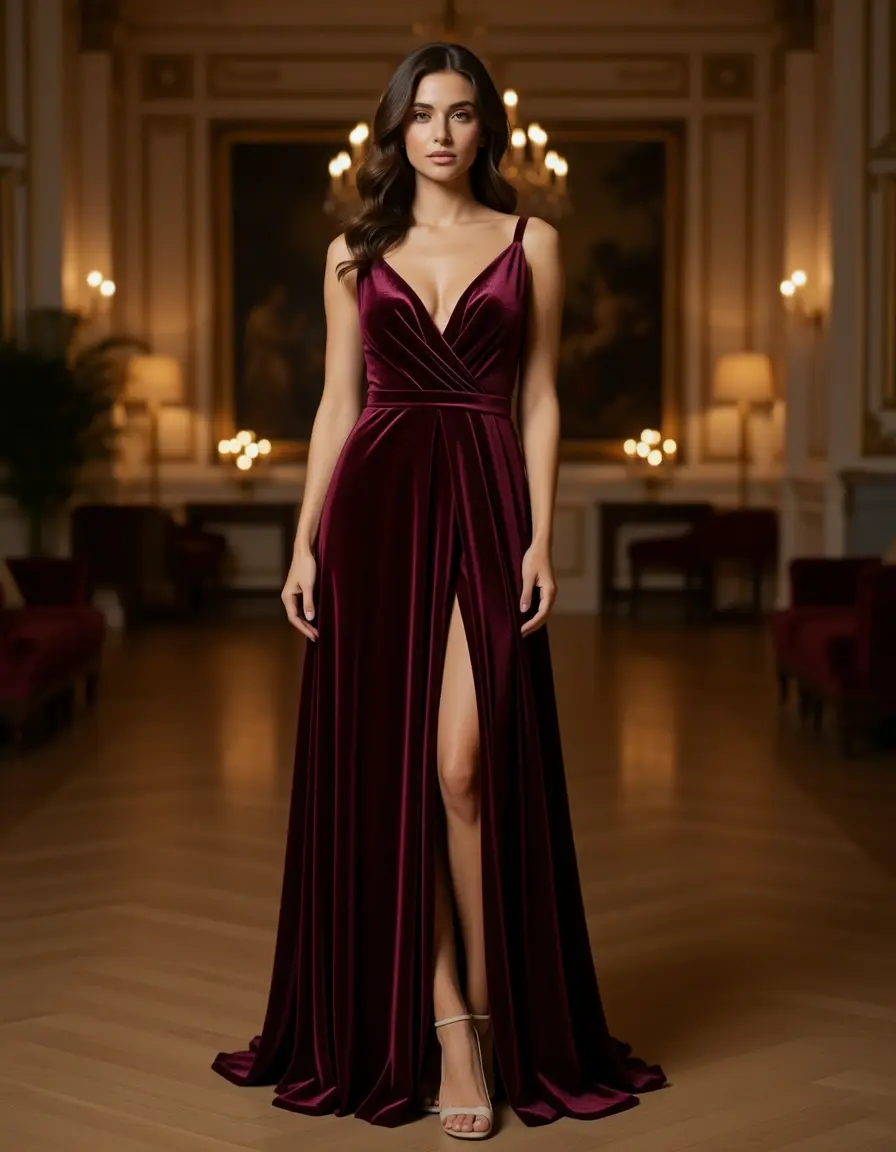 Velvet Da Dress vestito velluto elegante