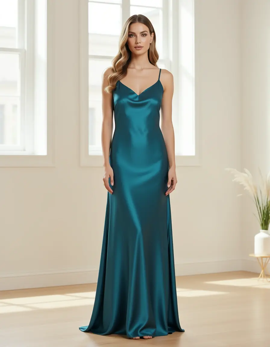 Satin Donna Slip - Vestito elegante sottoveste
