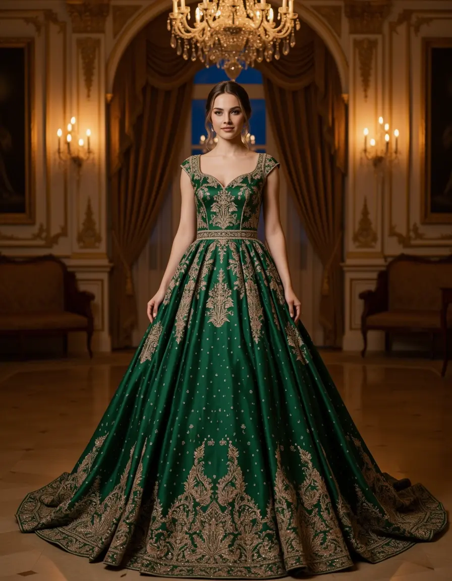 Evening Lungo Dress - Abito da sera lungo raffinato