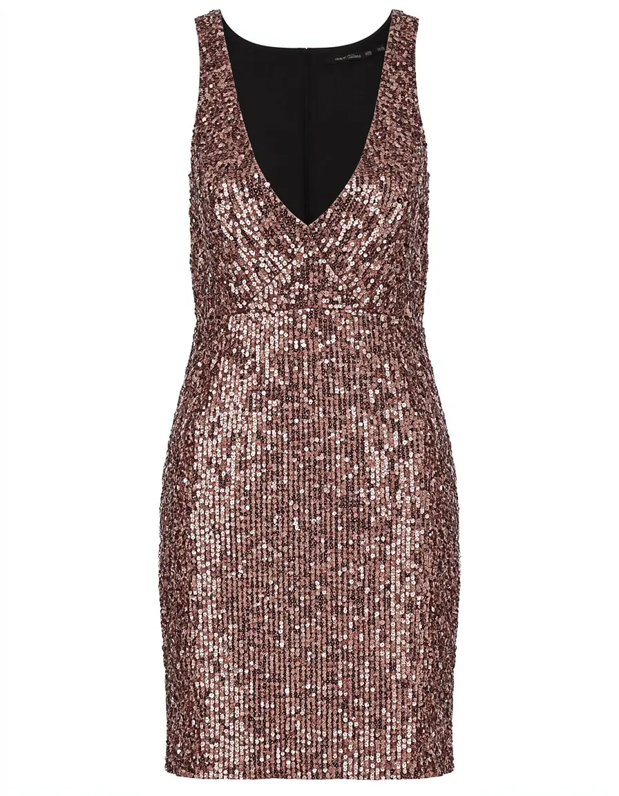 Sequin Open Back dress