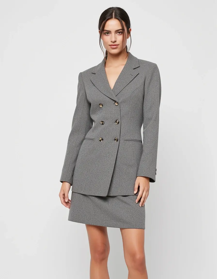 Blazer Style Dress con bottoni eleganti