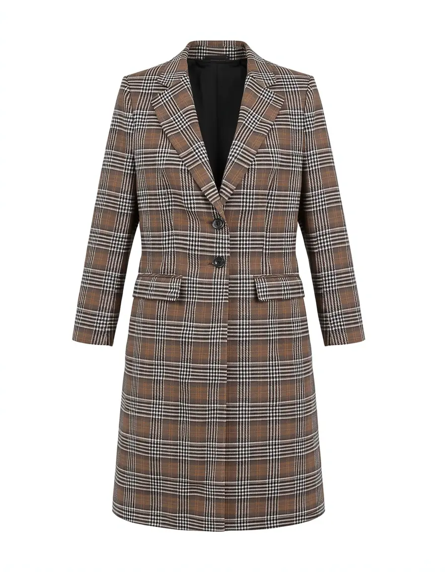 Plaid Blazer Outfit a quadri