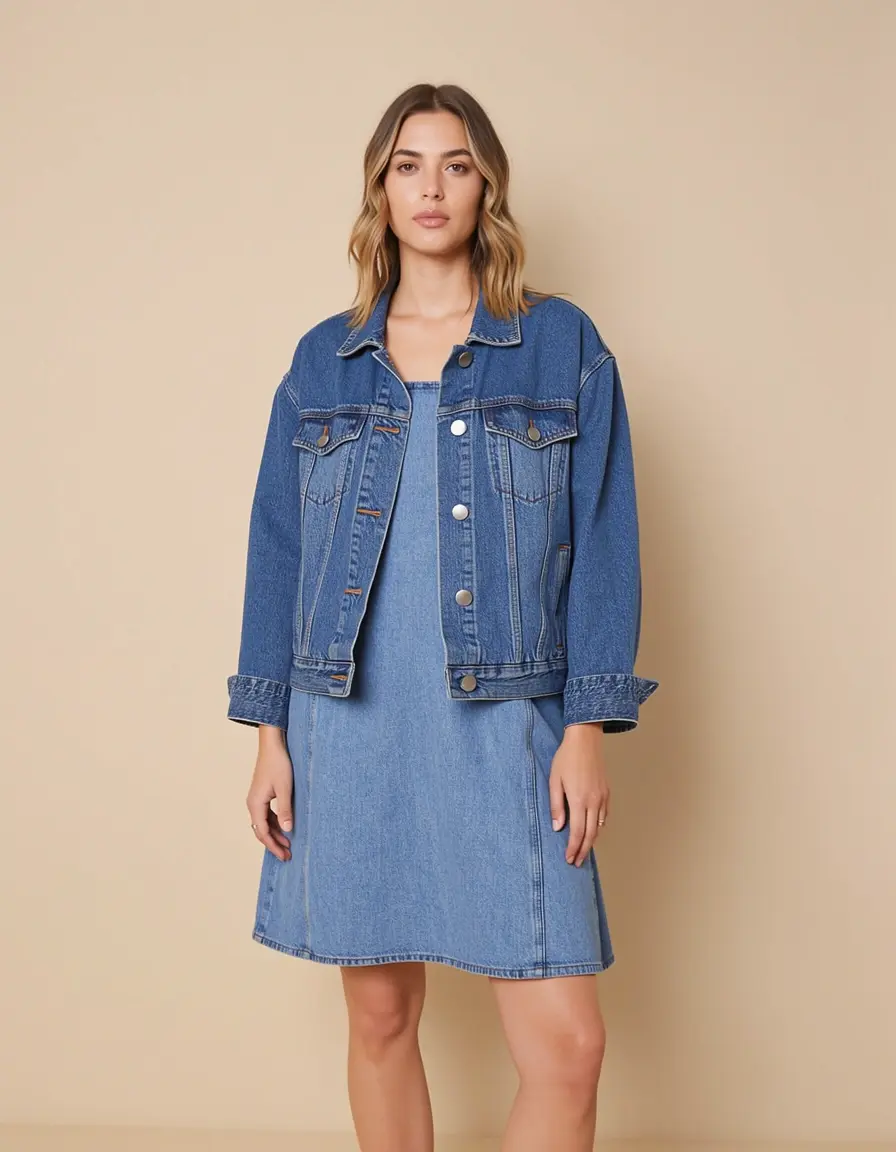 Denim Blazer Outfit casual