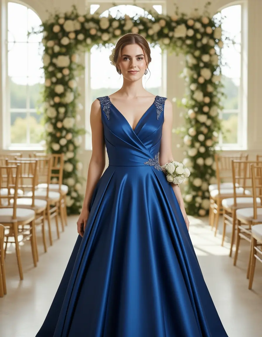 Satin Damigelle Outfit - Abito in raso elegante