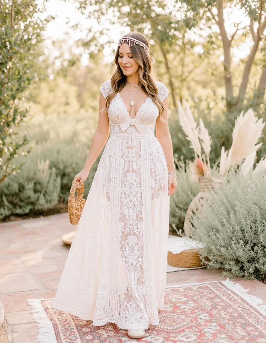 Boho Damigelle Gown - Abito stile bohémien