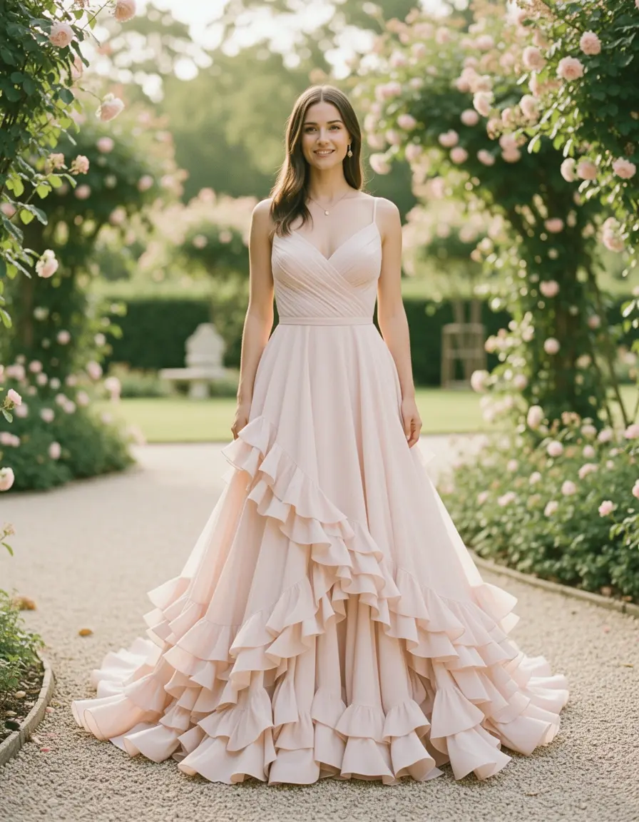 Ruffle Damigelle - Abito con balze