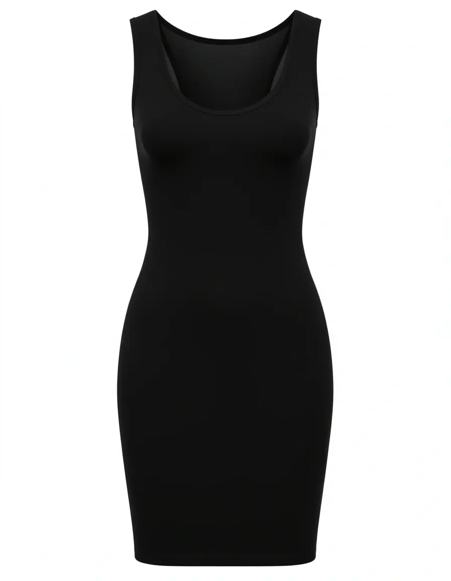 Bodycon Dress Black abito donna aderente