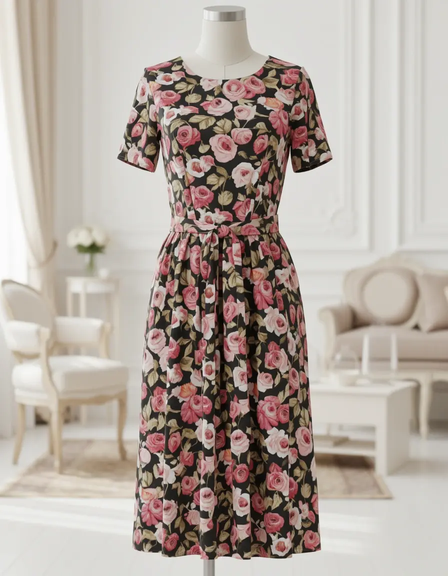 Vestito a fiori per compleanno 18 anni