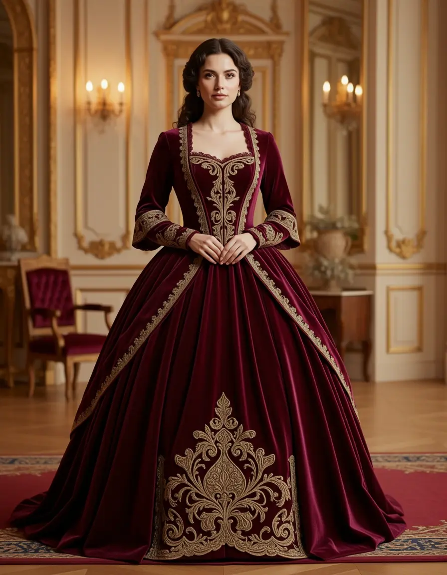 Vestito elegante in velluto per festa 18 anni