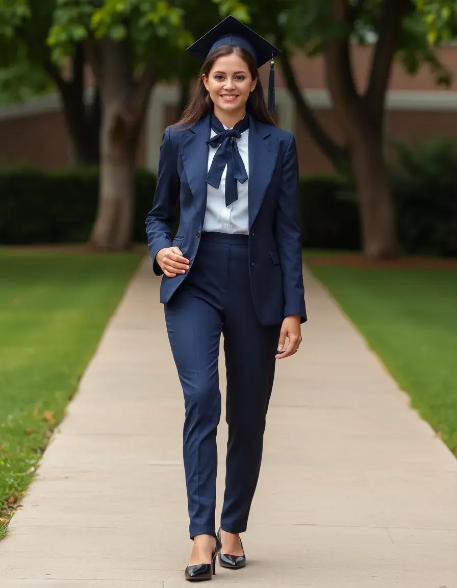 Tailored suit for graduation