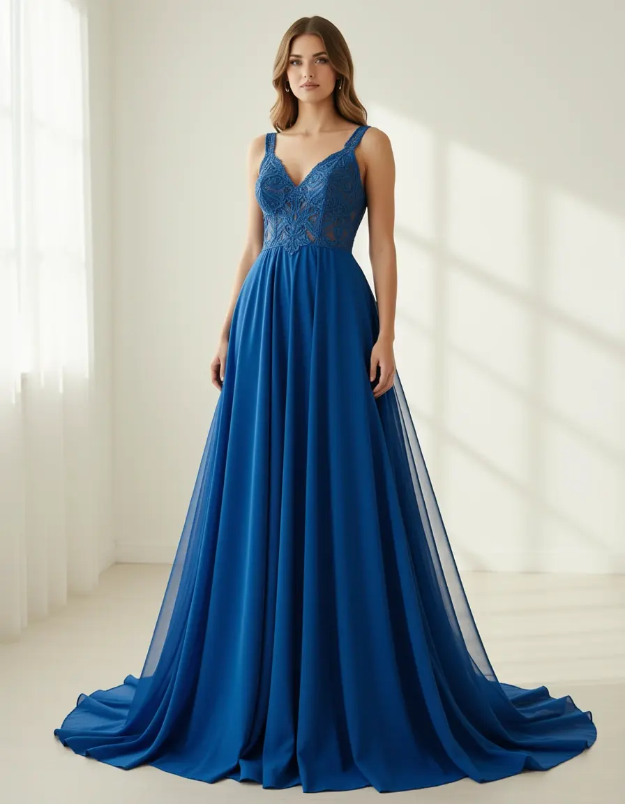 Maxi Da Sera - Abito lungo fluido ed elegante