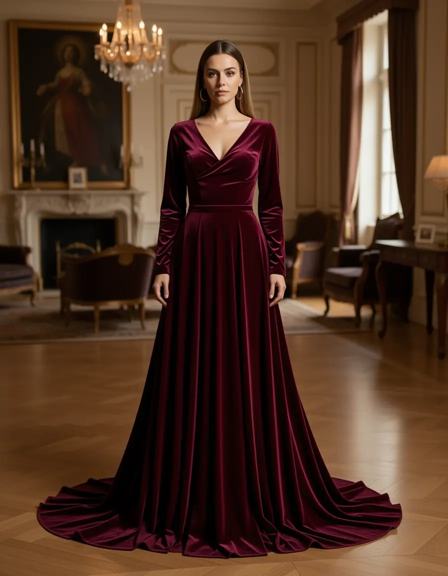 Velvet Damigelle - Abito in velluto elegante