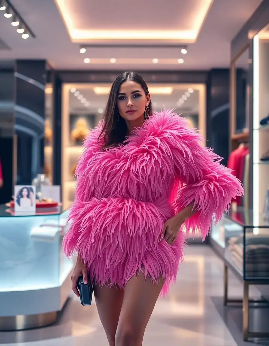 Vestito Piume: Dramatic Feathered Fashion